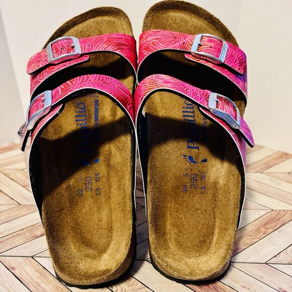 Birkenstock Papillio Sydney W 8 EU 39 Narrow Tropical Pink Sandals Soft Footbed - Picture 4 of 7